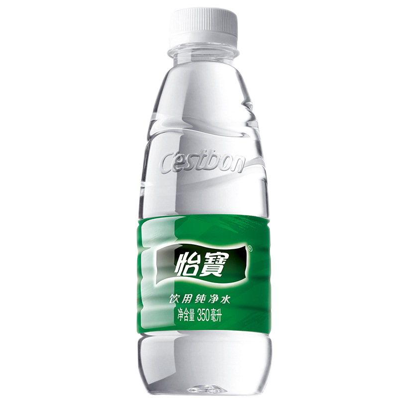 怡宝纯净水饮用水矿泉水350ml*24瓶小瓶整箱大瓶555桶4.5团购